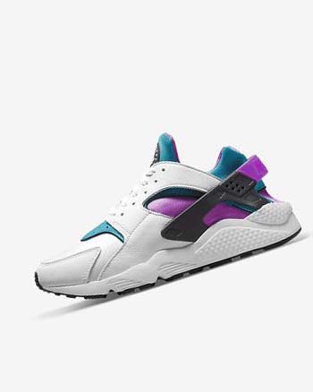 Nike Air Huarache Blancos Negros | MX 4914